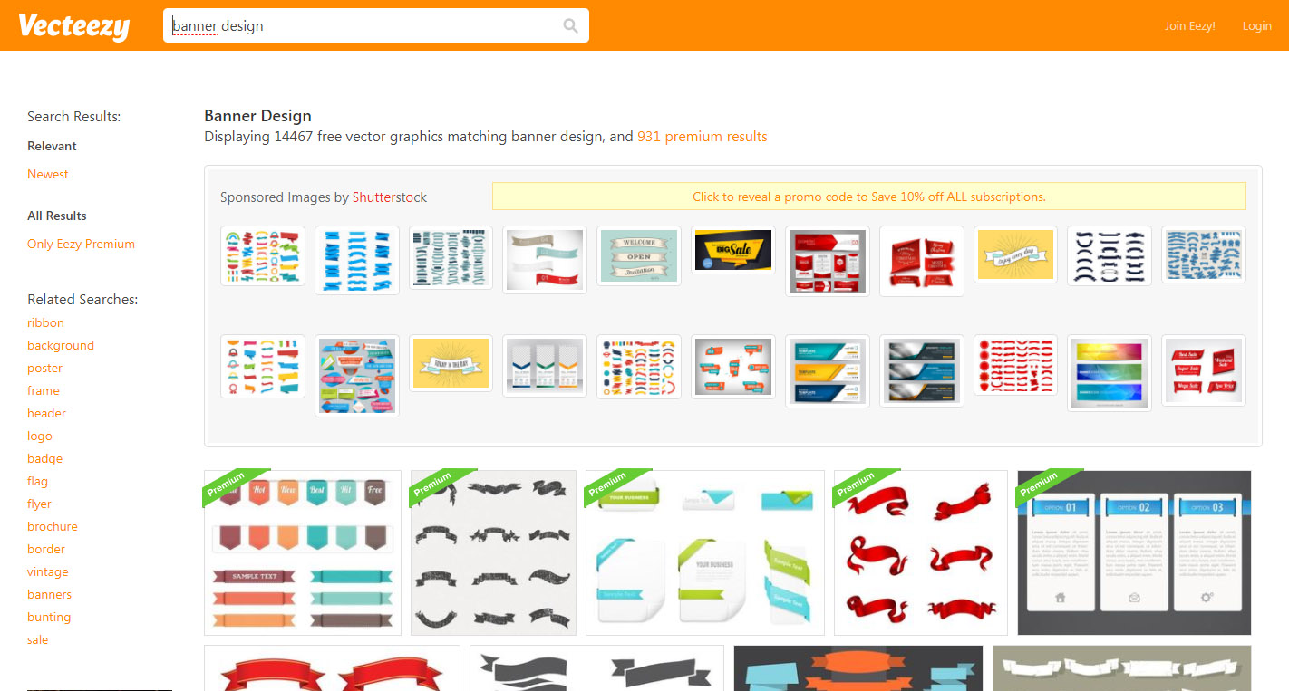 công cụ thiết kế banner online vecteezy