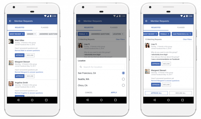 facebook-membership-request-filtering-techcrunch