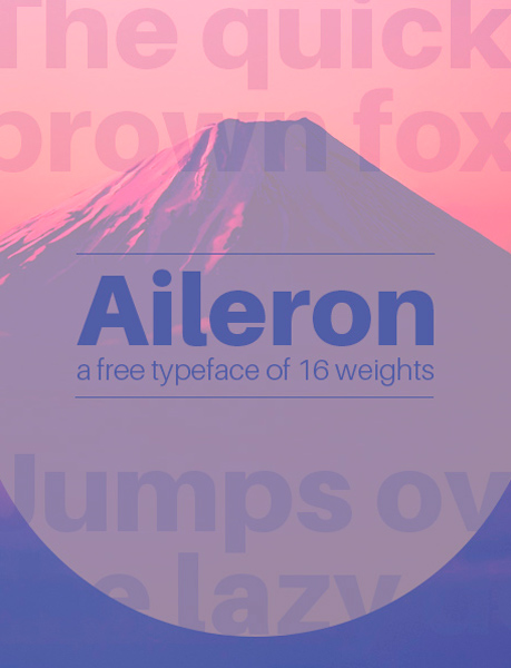 font chữ aileron