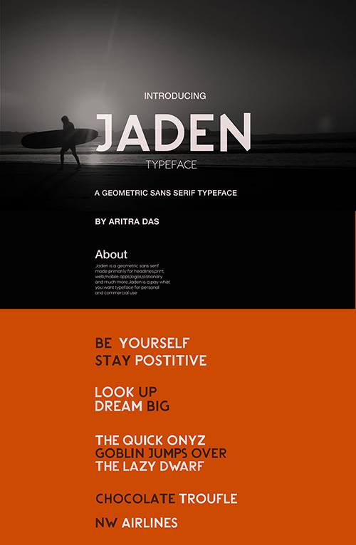 font chữ jaden