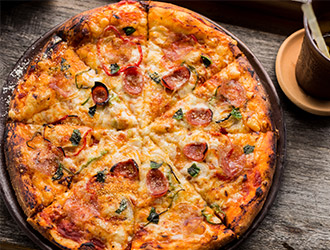 hình nền máy tính bánh pizza đẹp