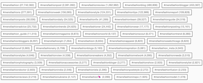 khám phá các hashtag phổ biến trên Instagram