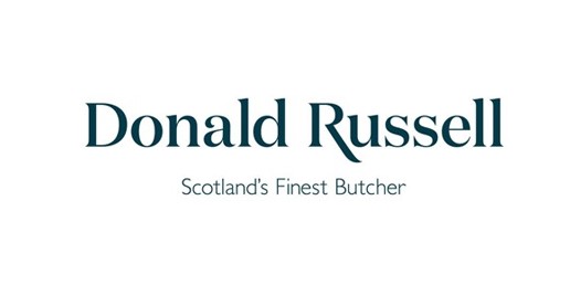 logo chữ có chân Donald Russell