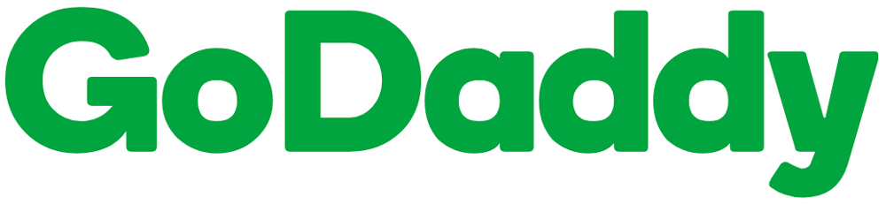 logo chữ không chân godaddy