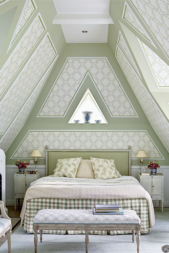 màu xanh mơ mộng cho nội thất phòng ngủ