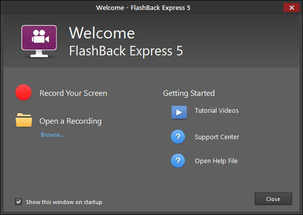 phần mềm quay màn hình máy tính Flashback Express