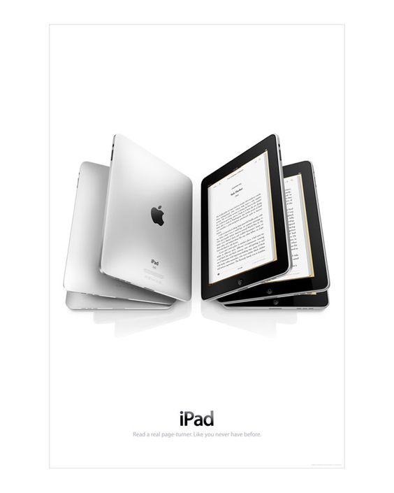poster quảng cáo của ipad apple