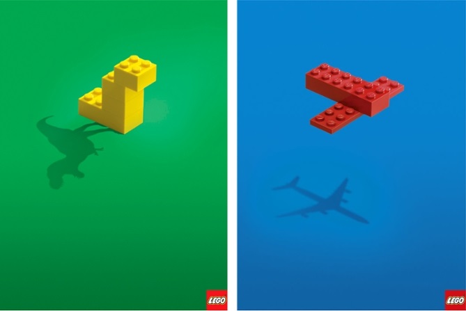 poster quảng cáo của lego