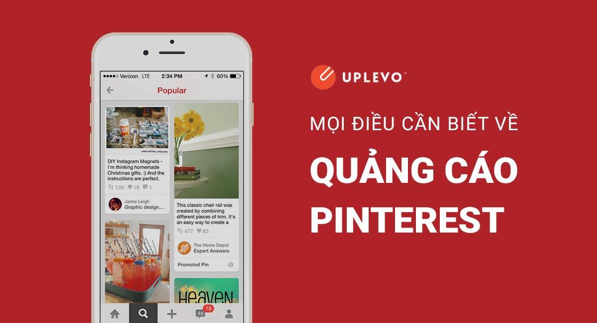 quảng cáo pinterest