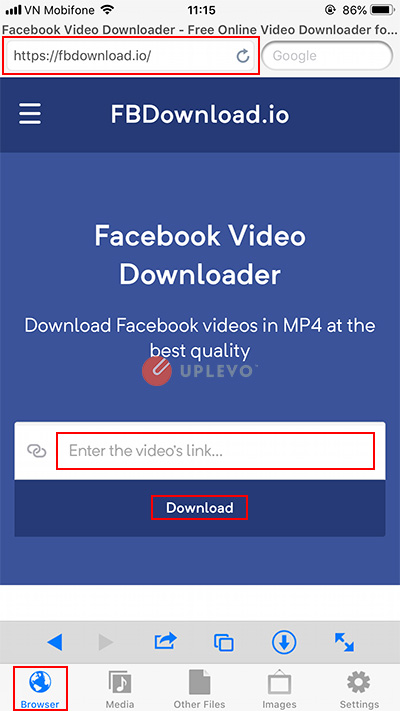 tải video từ Facebook về điện thoại 2