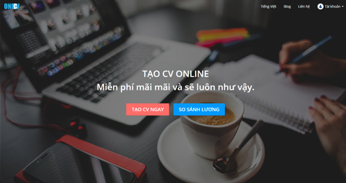 tạo CV online OneCV