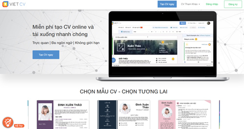 Tạo CV online tiếng Việt chuyên nghiệp  