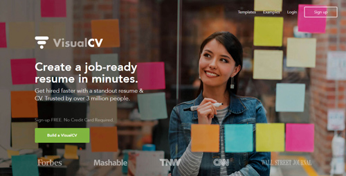 tạo CV online VisualCV