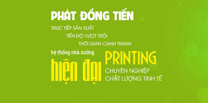 tiệm in Phát Đồng Tiến