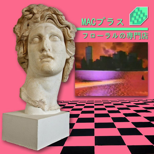 vaporwave trong thiết kế vintage