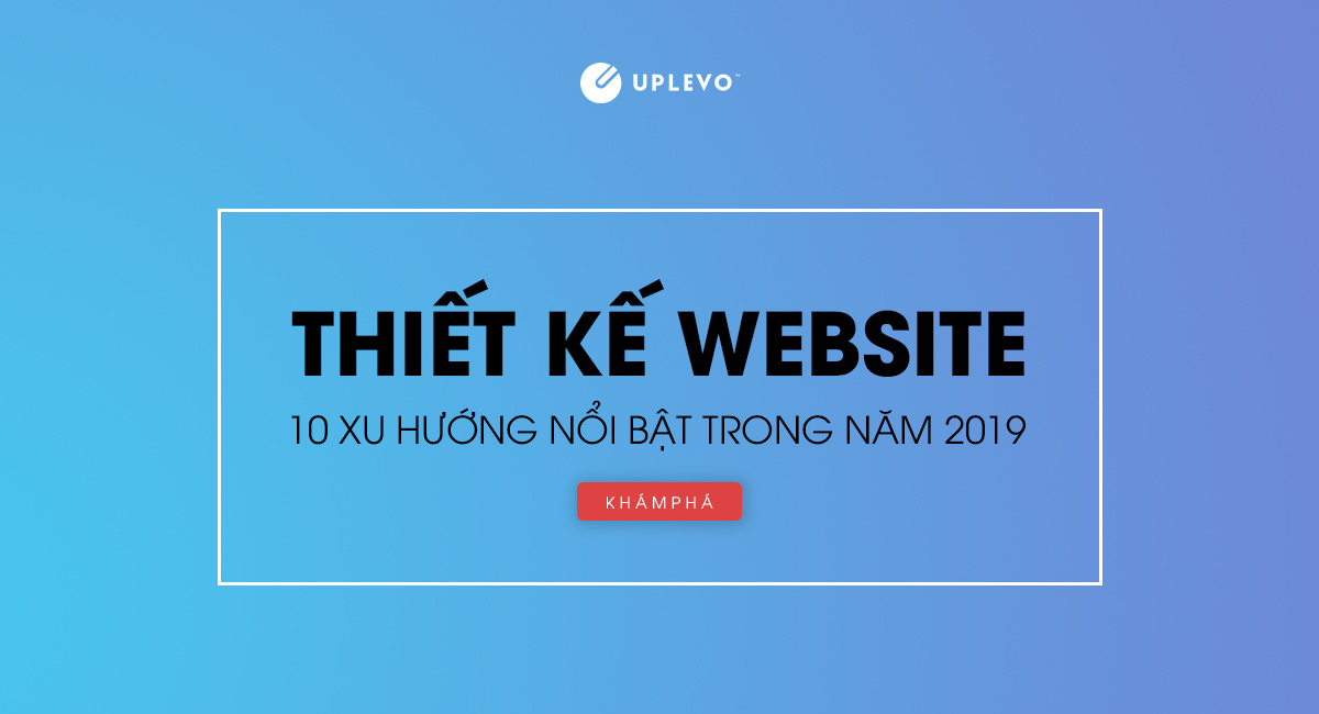 xu hướng thiết kế website 2019