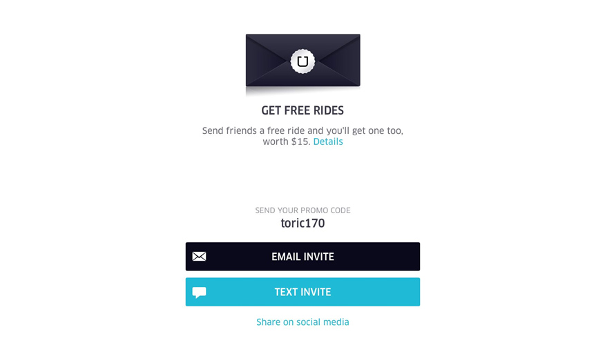 chiến dịch marketing online của Uber