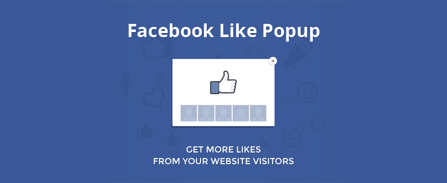 Thêm popup hiện nút like của Facebook trên Website