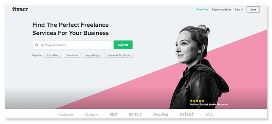 freelancer website fiverr