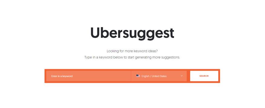 công cụ SEO Ubersuggest