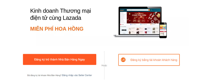 tạo tài khoản bán hàng lazada