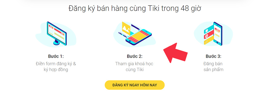 tham gia khóa học hướng dẫn bán hàng trên tiki