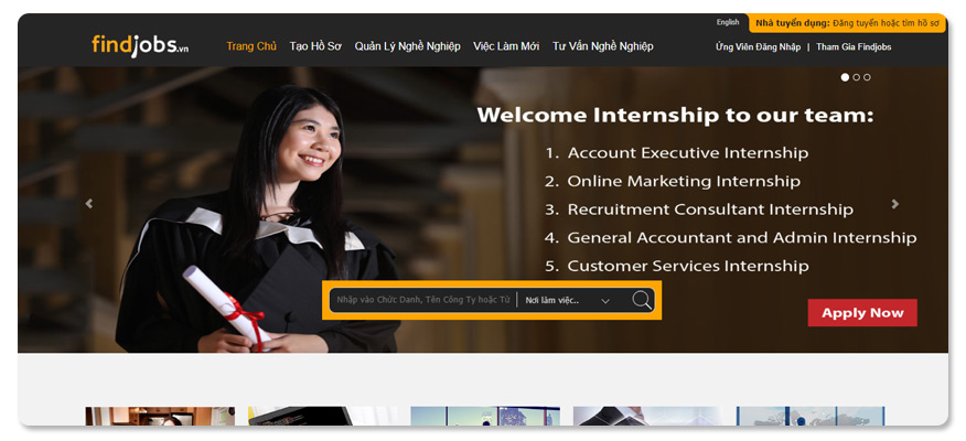 website tuyển dụng findjobs
