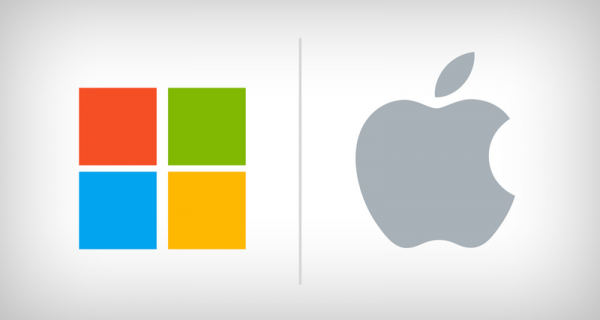 câu chuyện cạnh tranh apple và microsoft