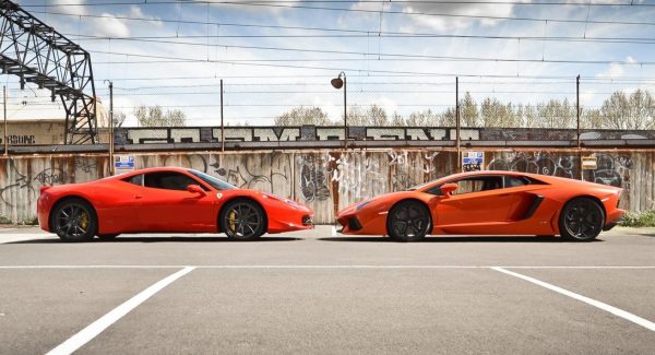 câu chuyện cạnh tranh Lamborghini và Ferrari