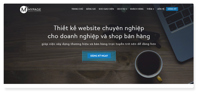 công ty thiết kế website MyPage