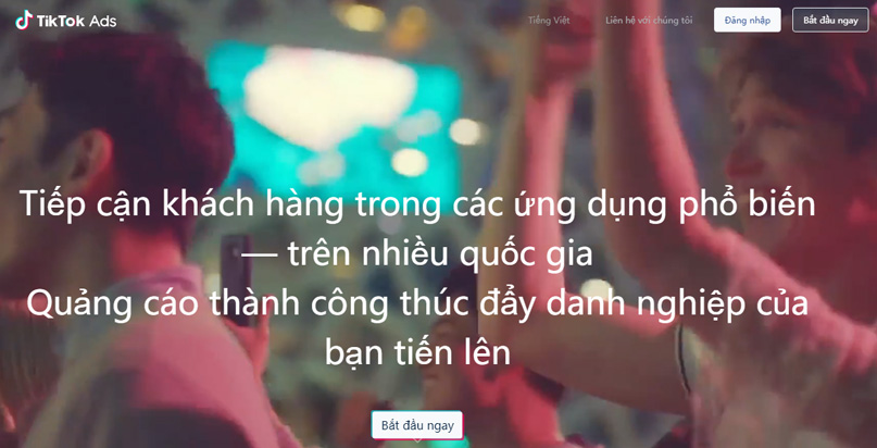 Trang chủ TikTok Ads