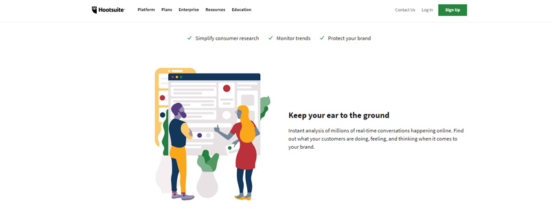 Hootsuite Social Listening