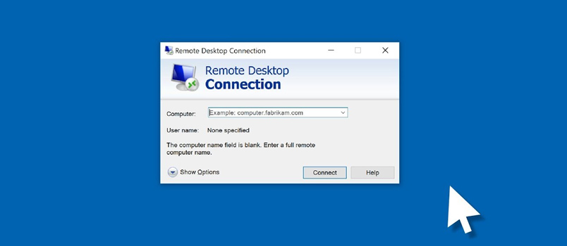 phần mềm điều khiển máy tính từ xa Windows Remote Desktop