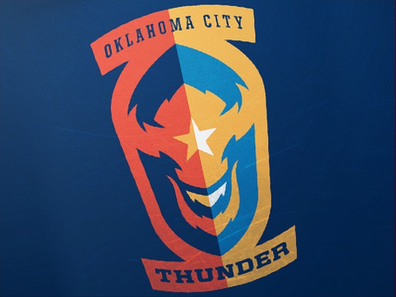 logo cua OKC Thunder Sports Logo