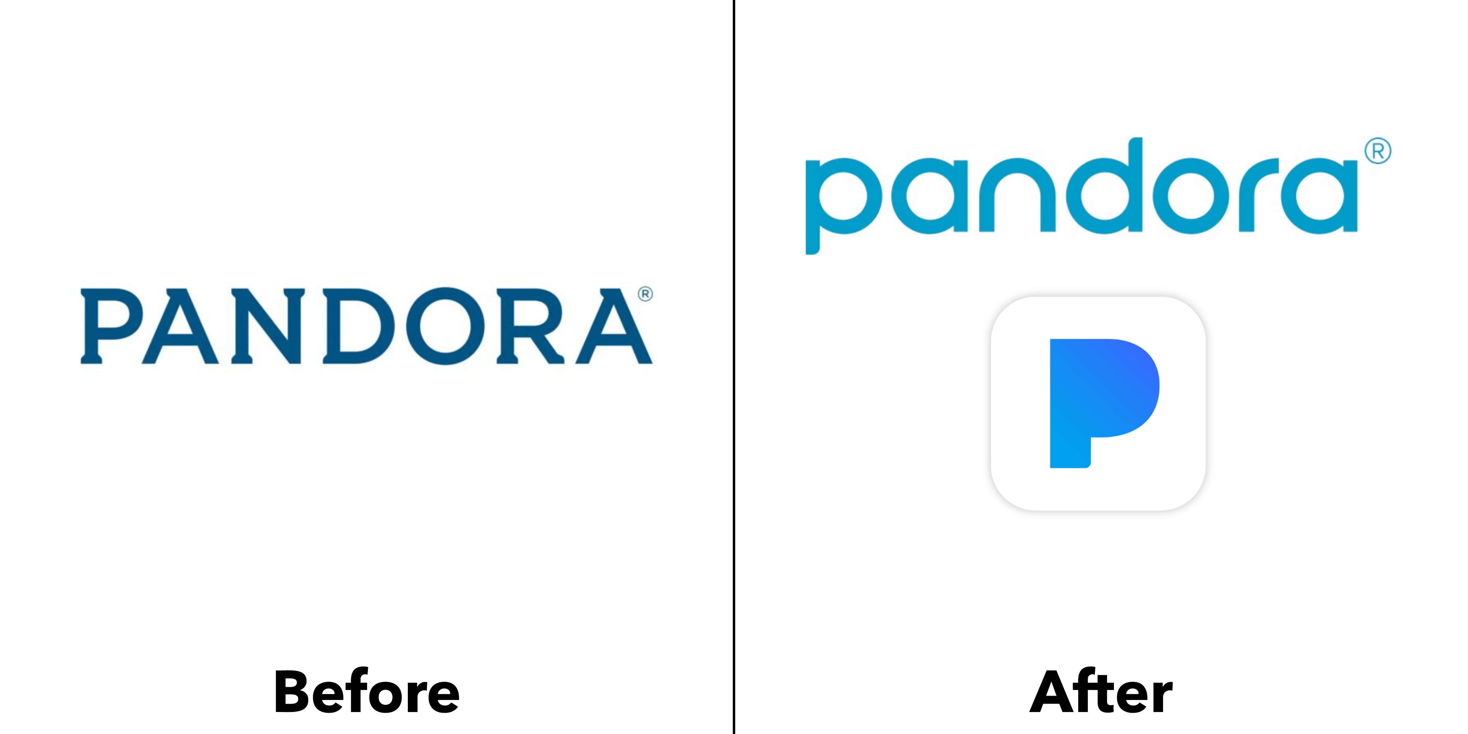 logo pandora trước và sau