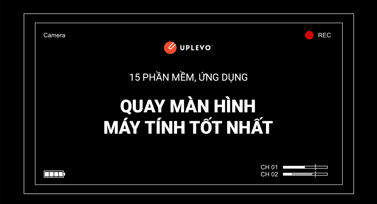 20+ Phần Mềm, Ứng Dụng Quay Video Màn Hình Máy Tính