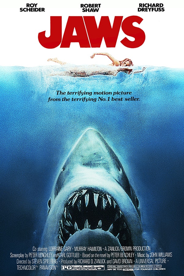 mẫu poster phim jaws