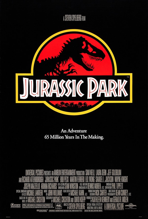 mẫu poster phim jurrasic park