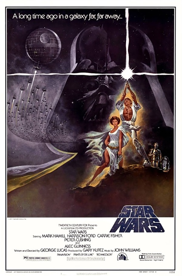 mẫu poster phim star wars new hope