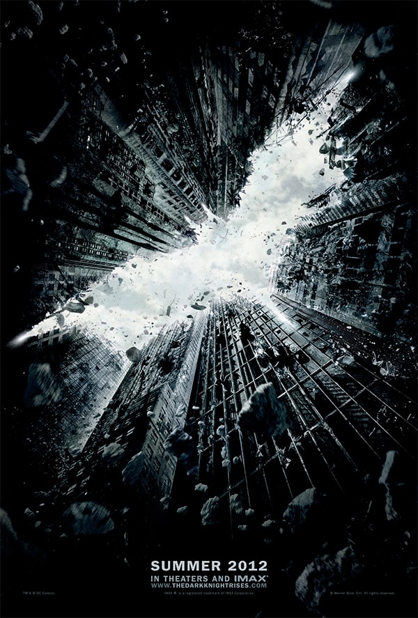 mẫu poster phim the dark knight rises