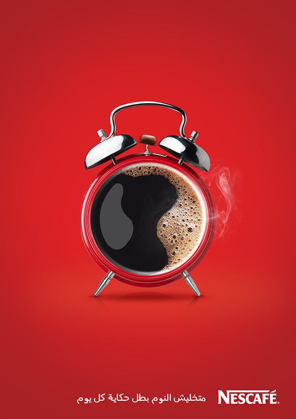 poster quảng cáo của nescafe