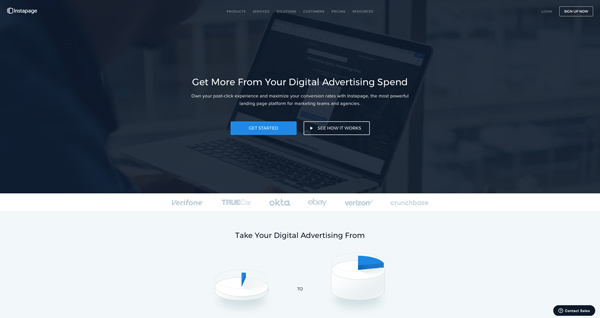 tạo landing page InstaPage